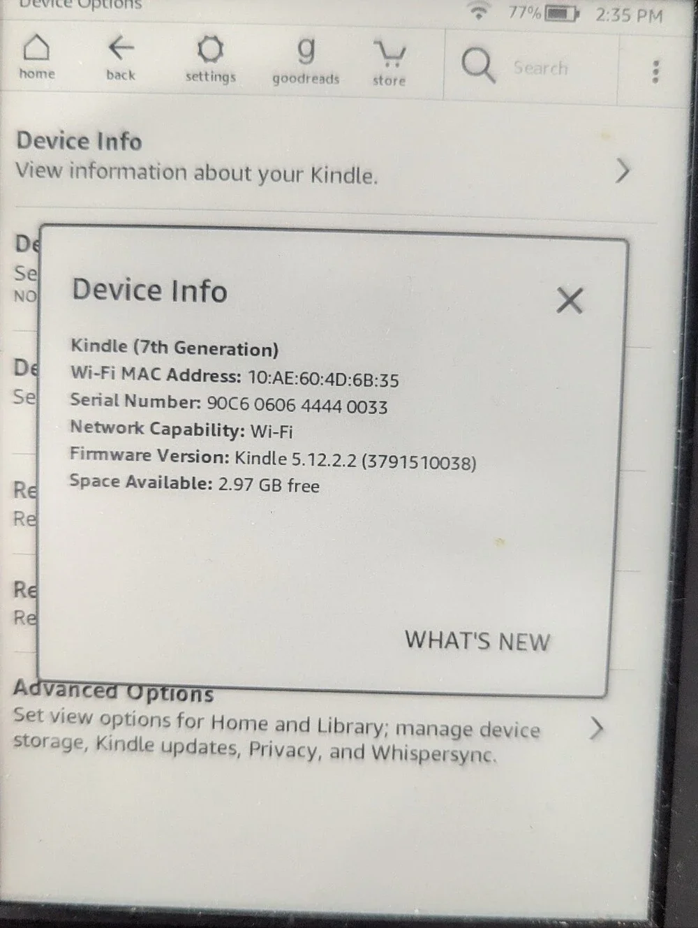 kindle 7th gen - Picture 5 of 5